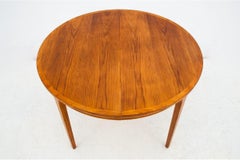 Round Teak Dining Table, Denmark, 1960s
