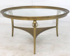 Round Three Legs Base Metal Coffee Table