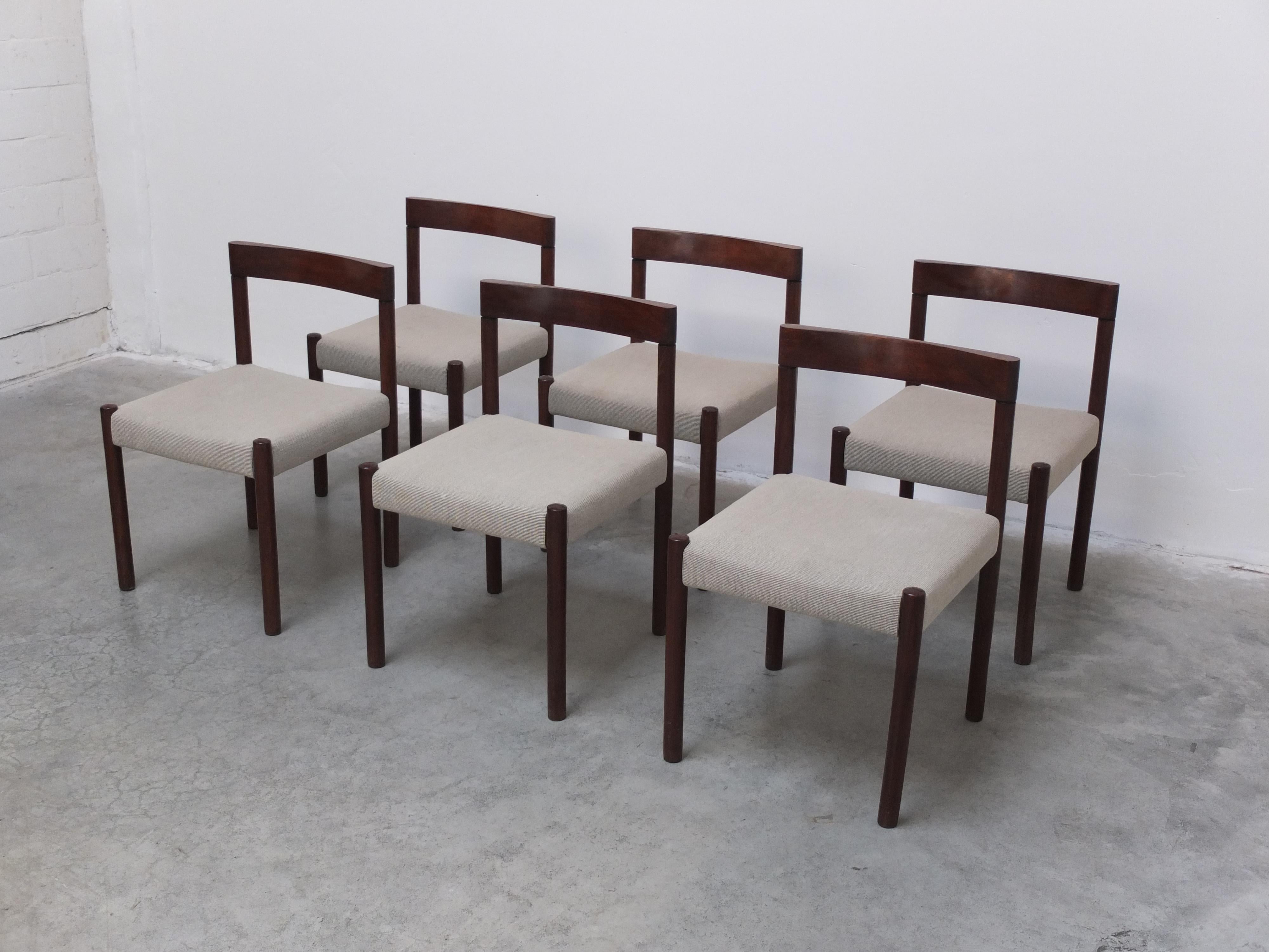 Round to Oval Extendable Dining Set by Alfred Hendrickx for Belform, 1960s For Sale 12
