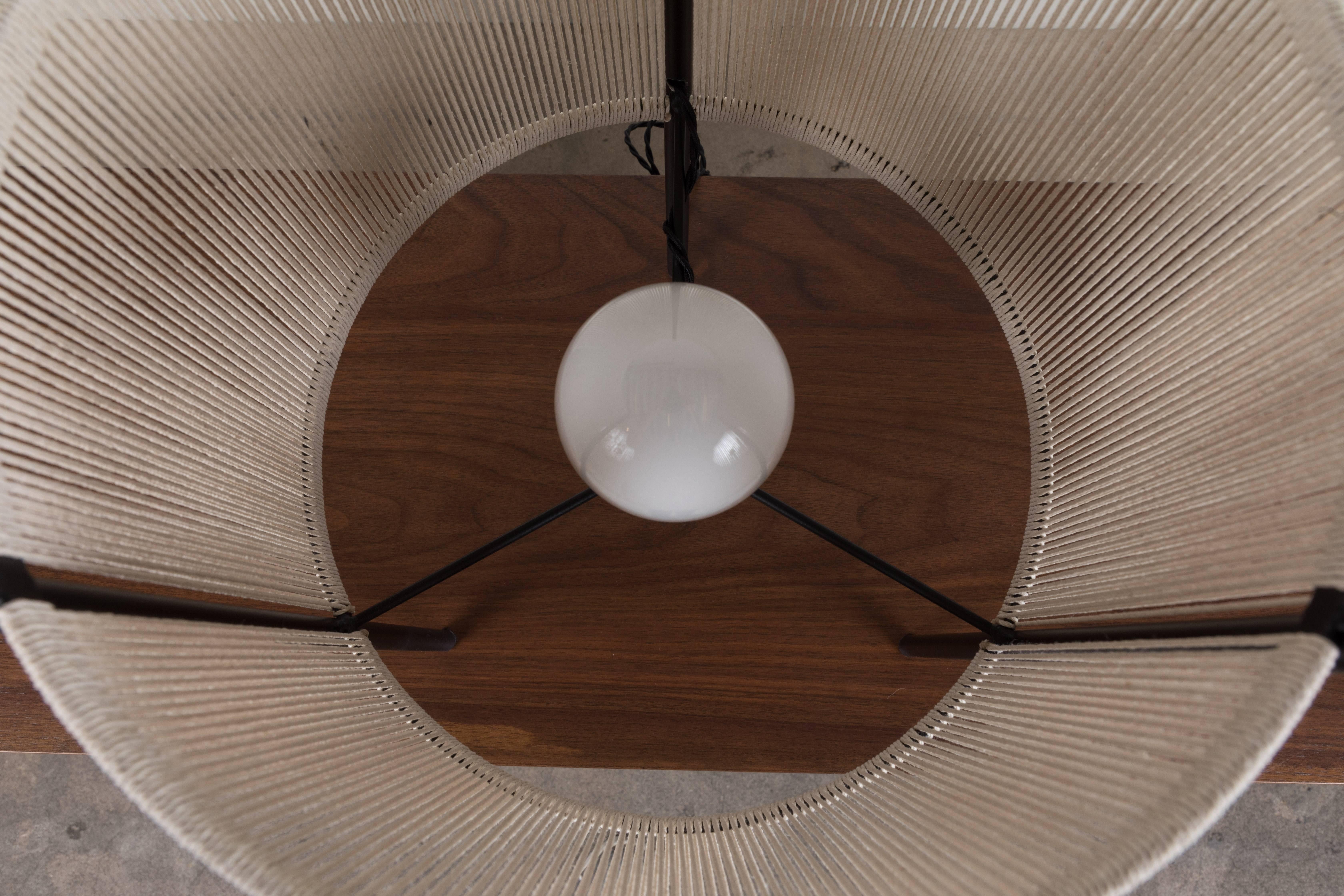 Mid-Century Modern Round Topanga Table Lamp by Lawson-Fenning