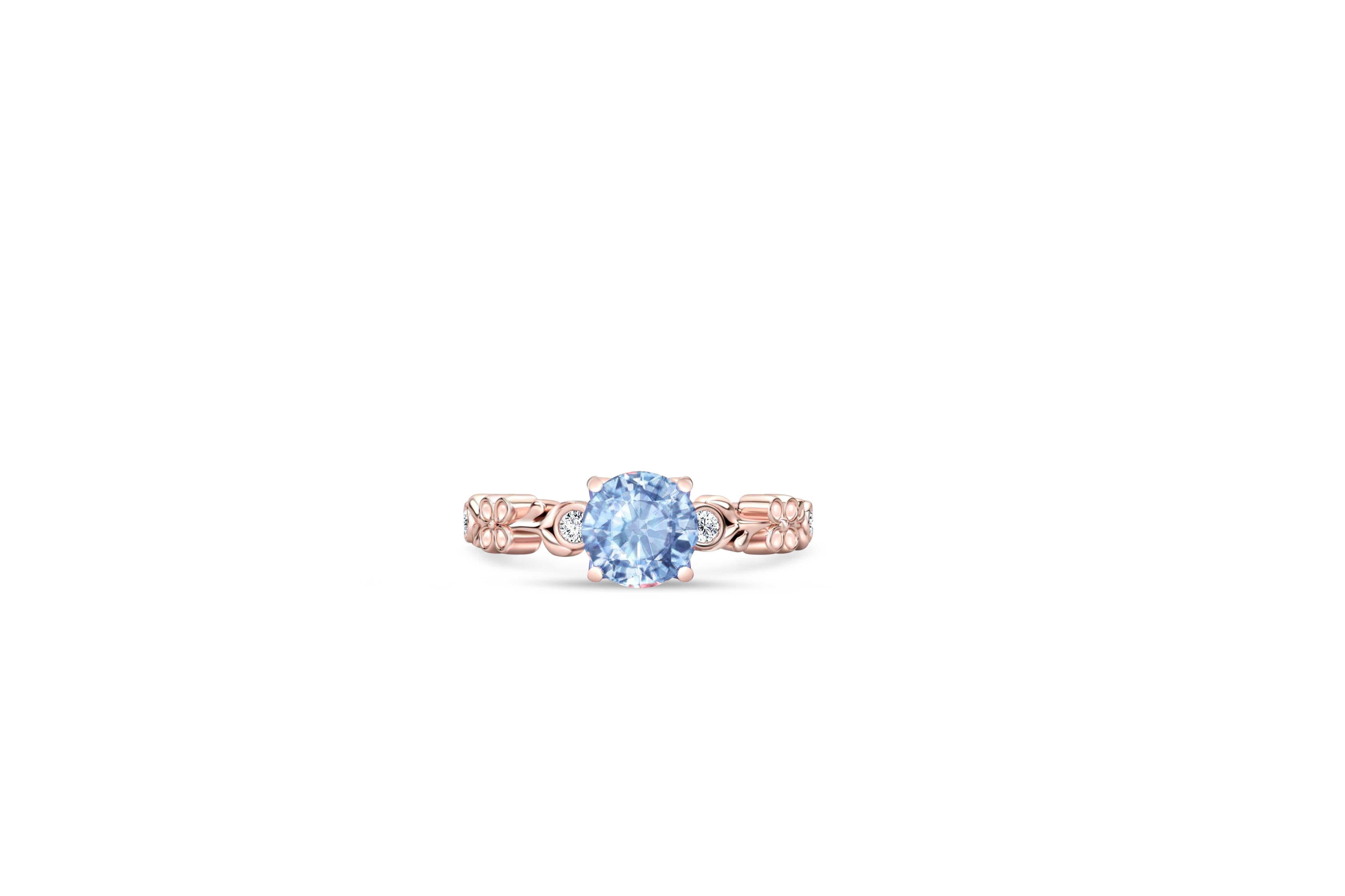 For Sale:  Round topaz 14 gold ring 2