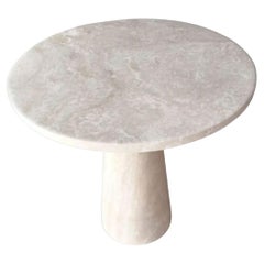 Round Travertine Dining Table - Travertine Round Table For 4 - Circle Table