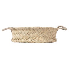 Panier rond à deux poignées - Esparto Grass