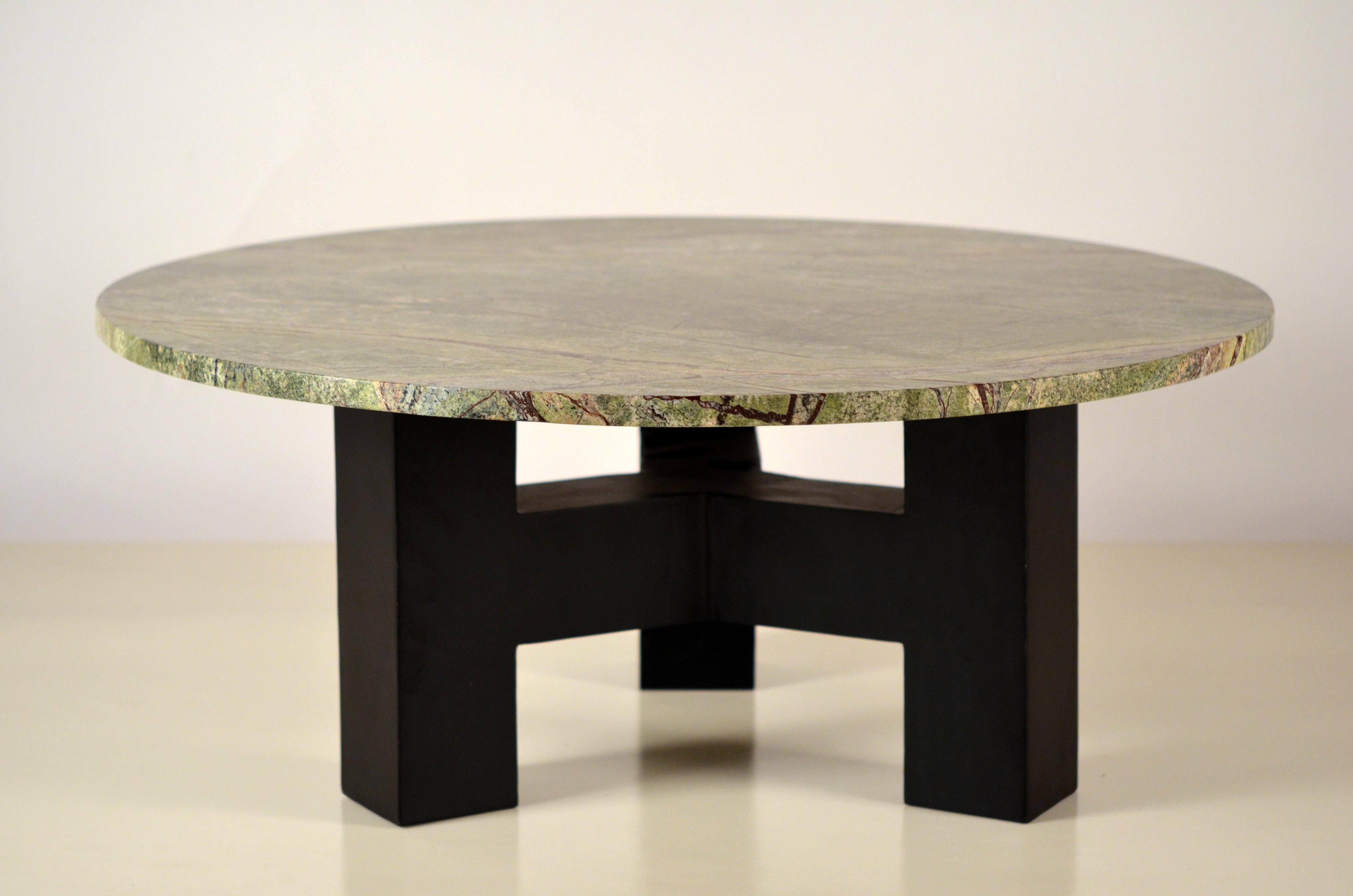 Round 'Upsilon' Coffee Table by Design Frères In New Condition In Los Angeles, CA