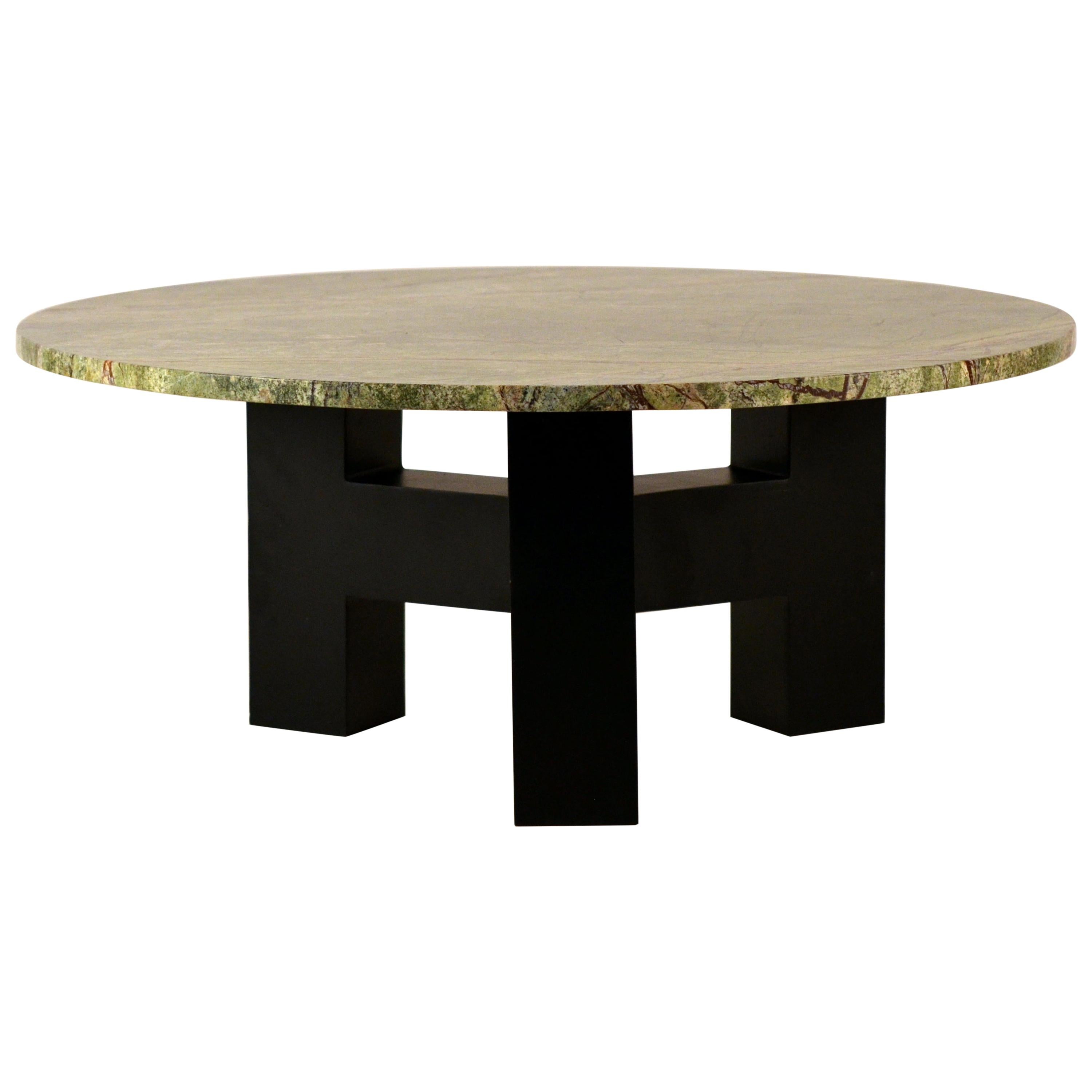 Round 'Upsilon' Coffee Table by Design Frères For Sale