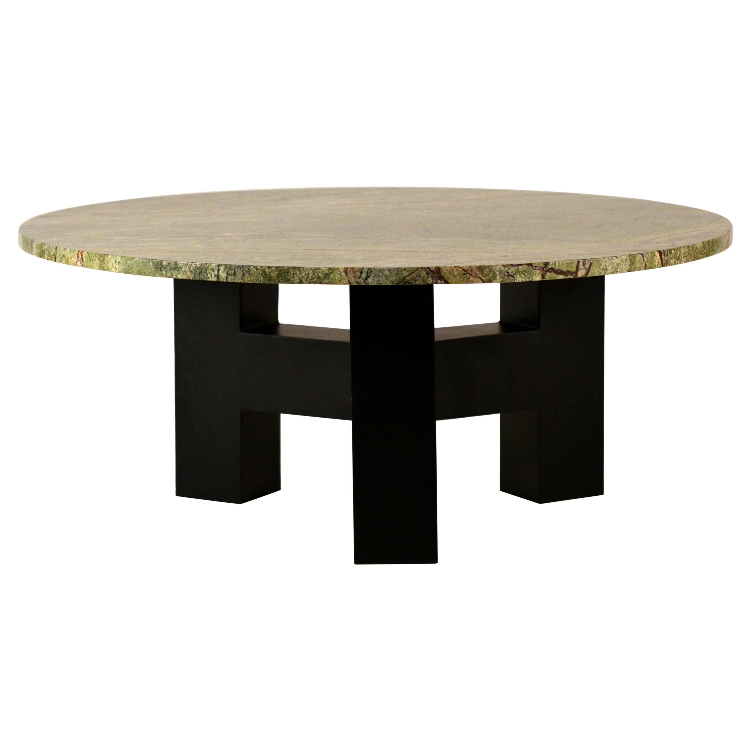 Mesa baja redonda "Upsilon" de Design Frères