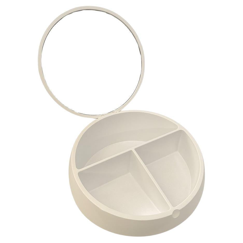 Coiffeuse ronde avec miroir, estampillée Gedy - Design Makio Hasuike en vente