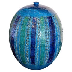 Round Vase by Aldo Londi for Bitossi, Italy, 1960's
