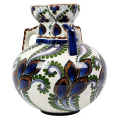 Round Vase Model 593/147 By Harald Slott-Møller For Aluminia