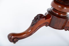 Round Victorian Dining Table Mahogany 1860