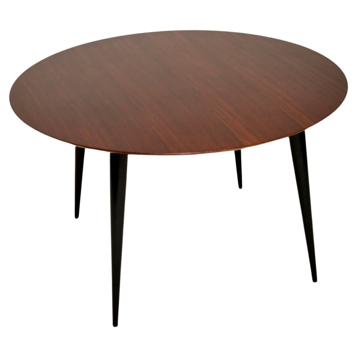 Round Vintage Dining Table For Sale