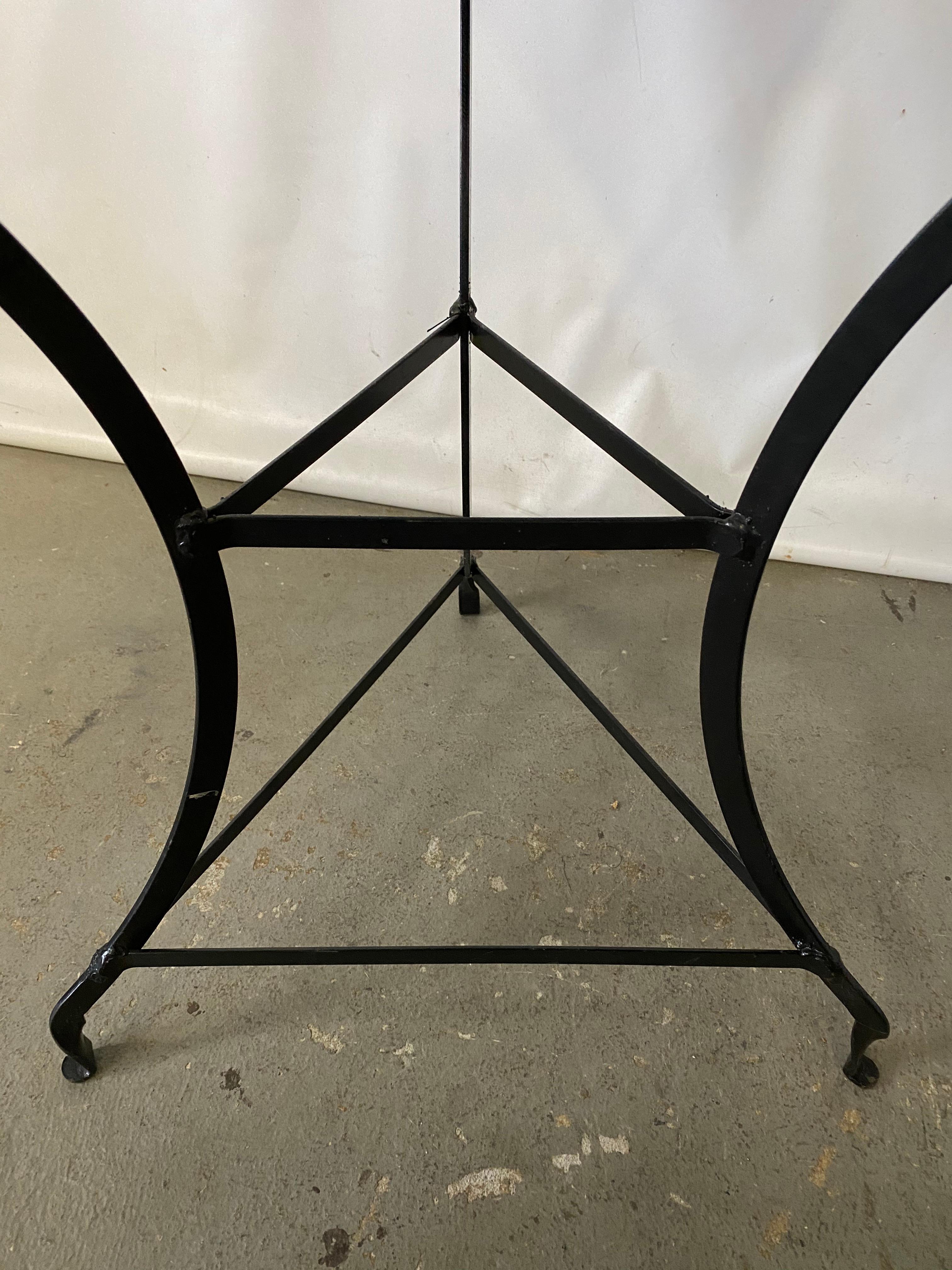 glass top pub table