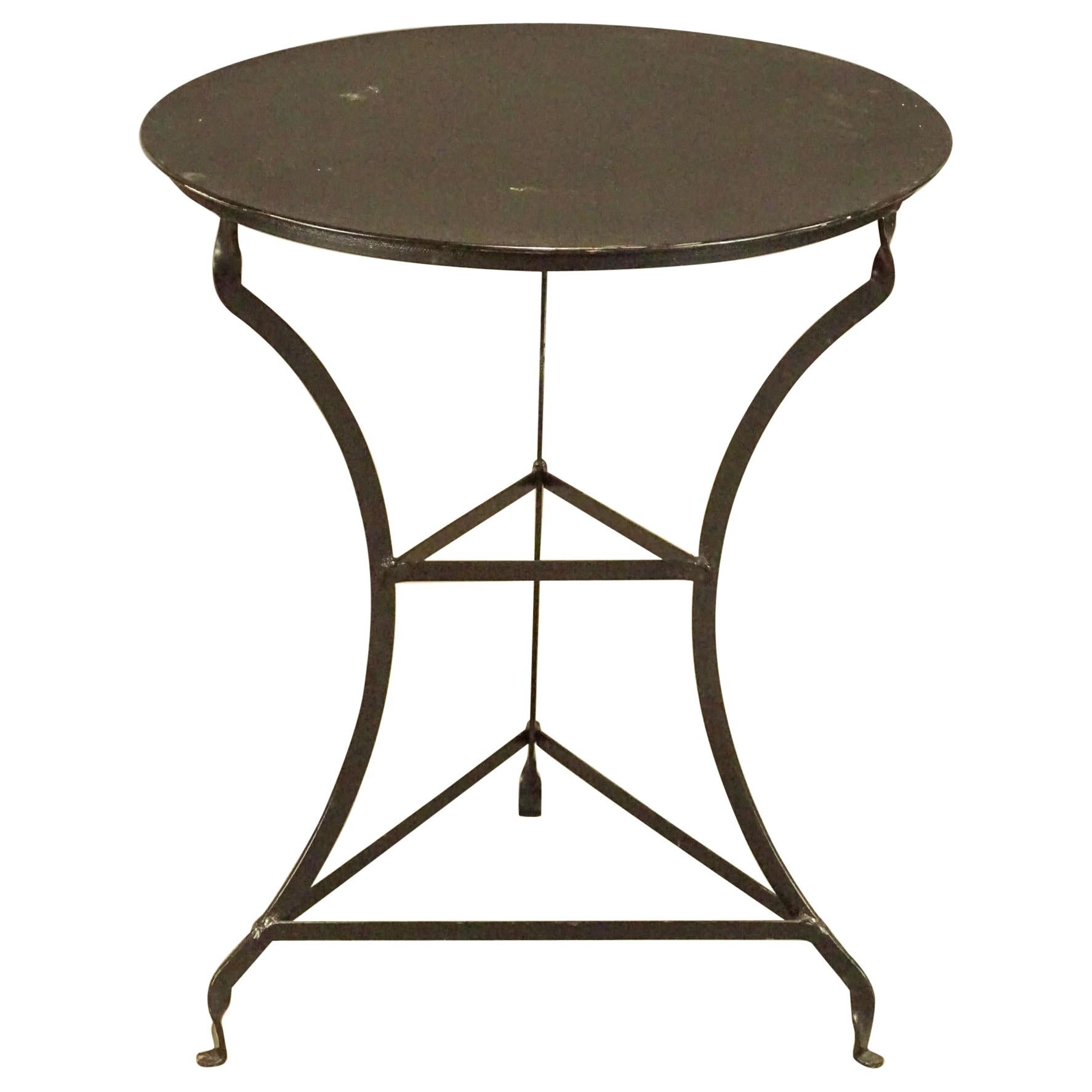 Round Rattan Dining Table at 1stDibs