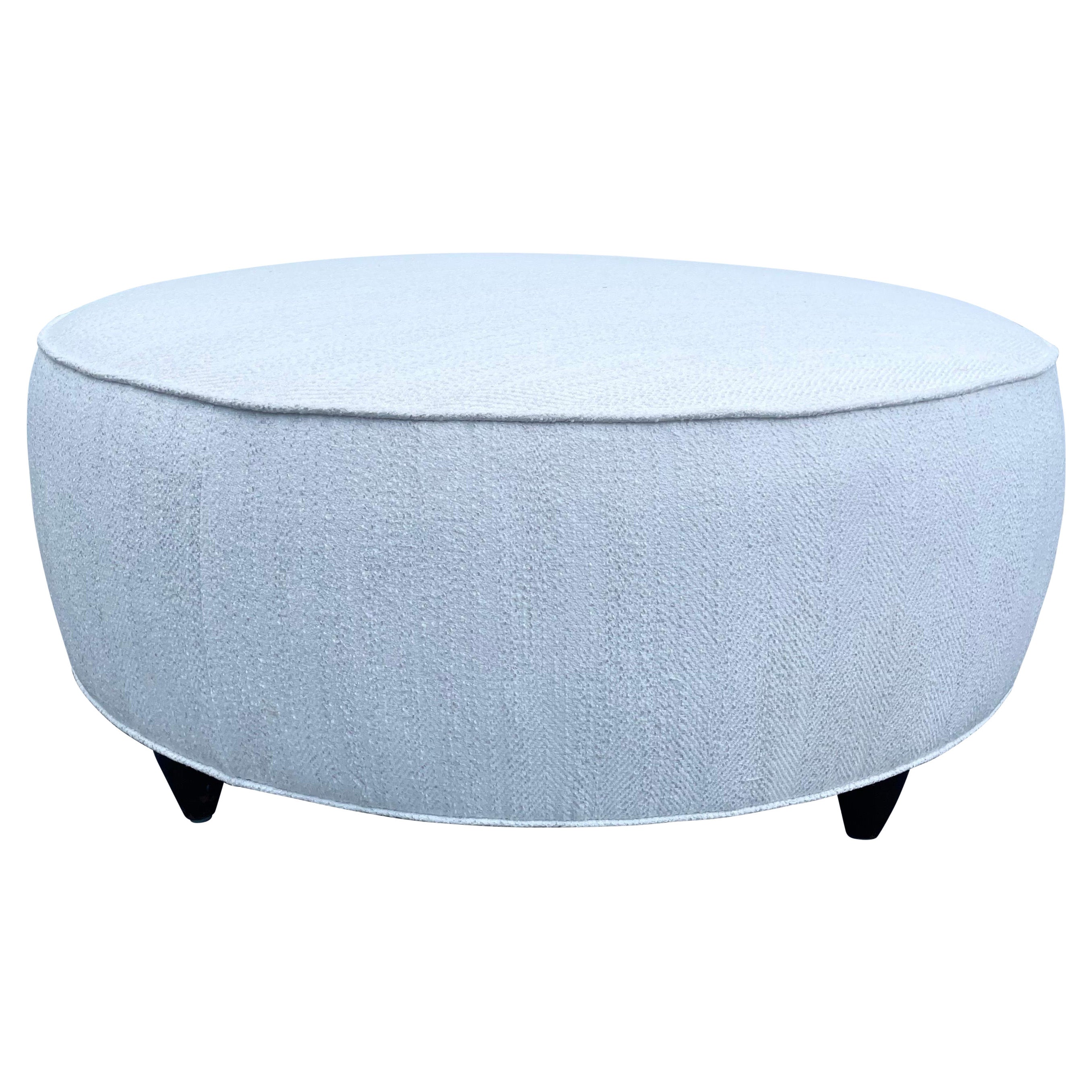 Ottoman rond vintage de T.H. Robjohns-Gibbings en vente