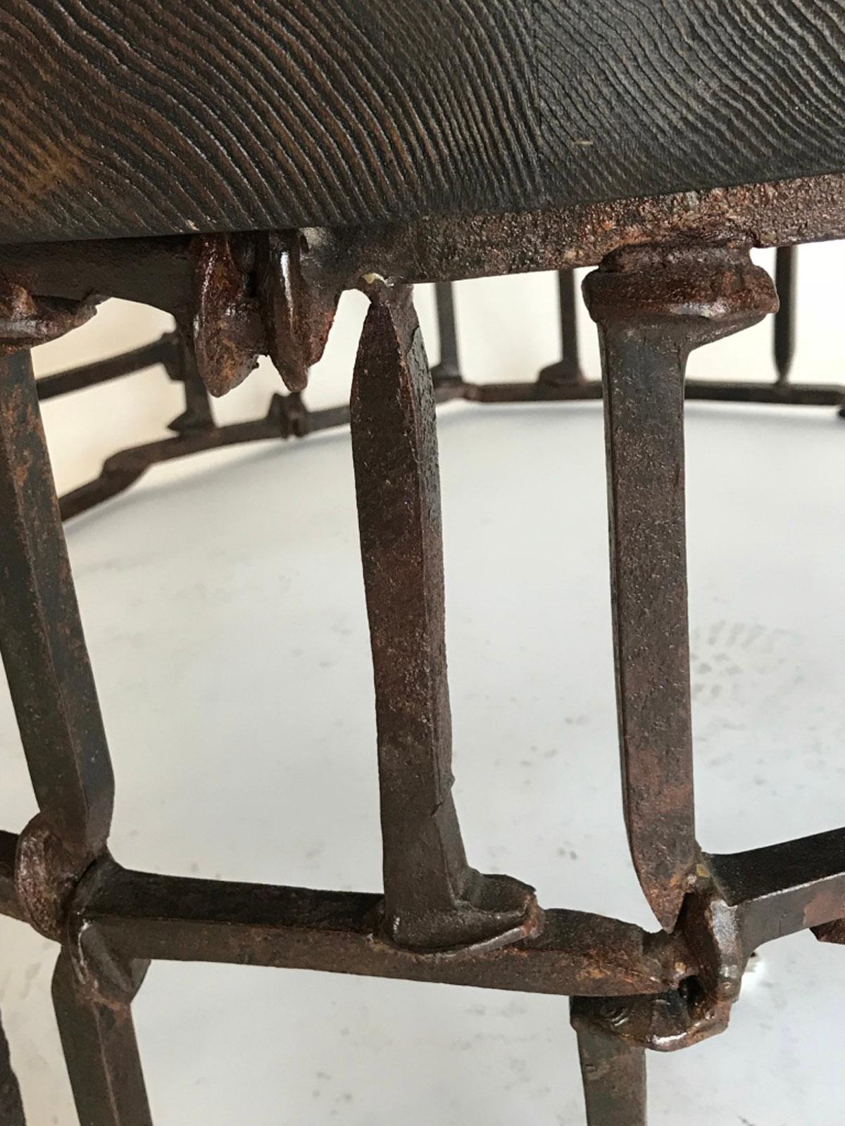 railroad spike table