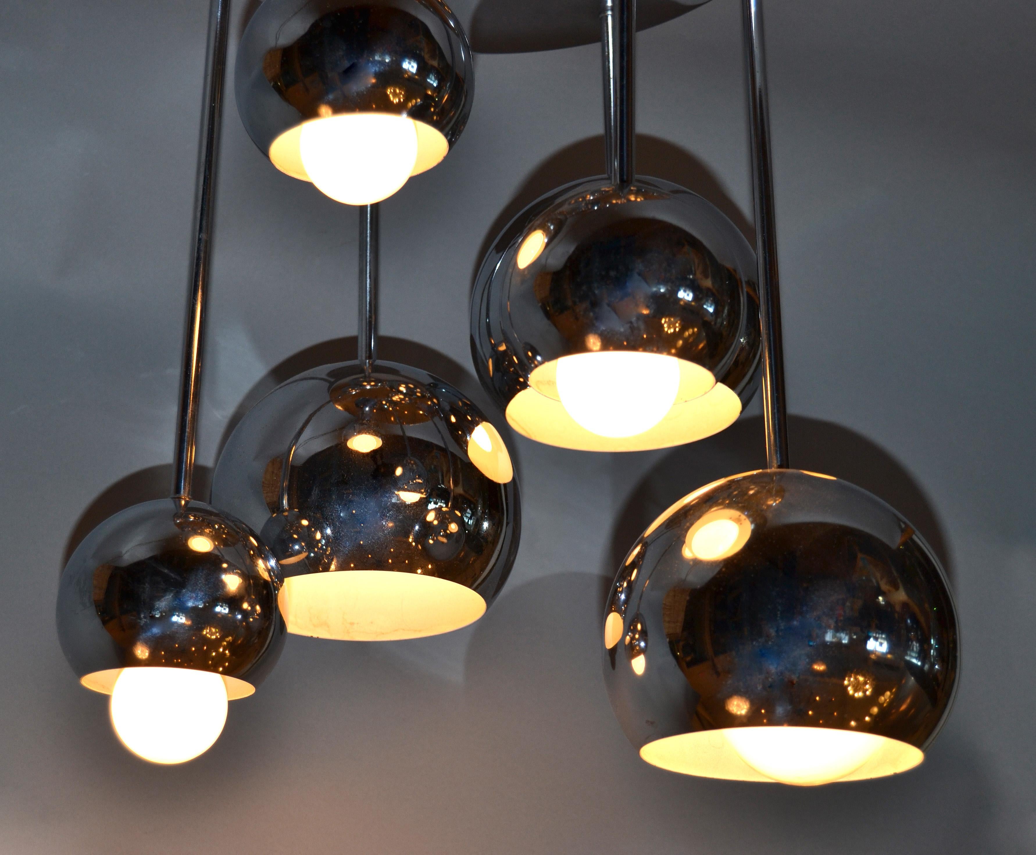 space age light fixture