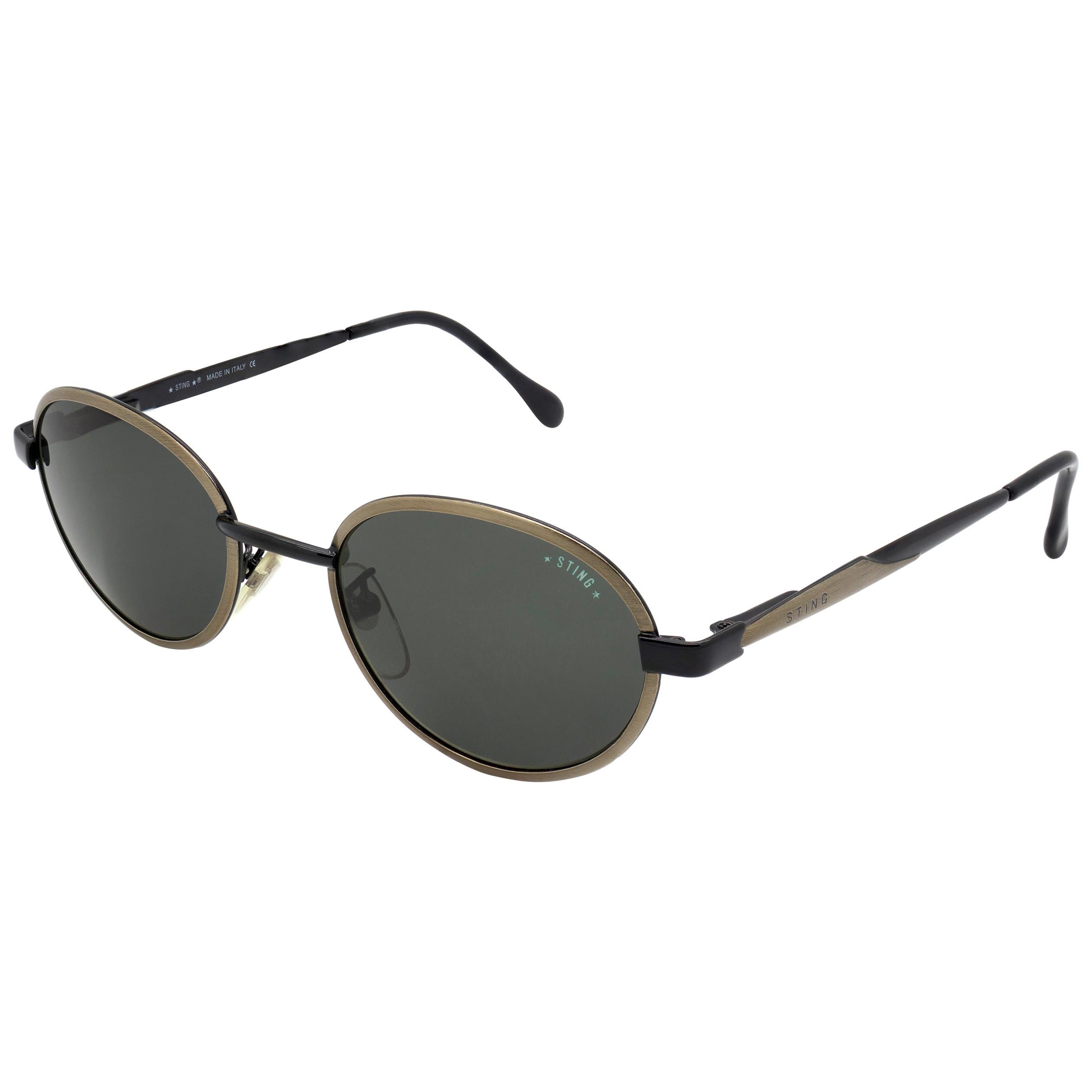 Lunettes de soleil rondes vintage de Sting, Italie  en vente