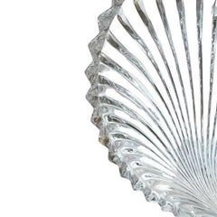 Round Vintage Villeroy & Boch Glass Scalloped Shell Trinket Dish