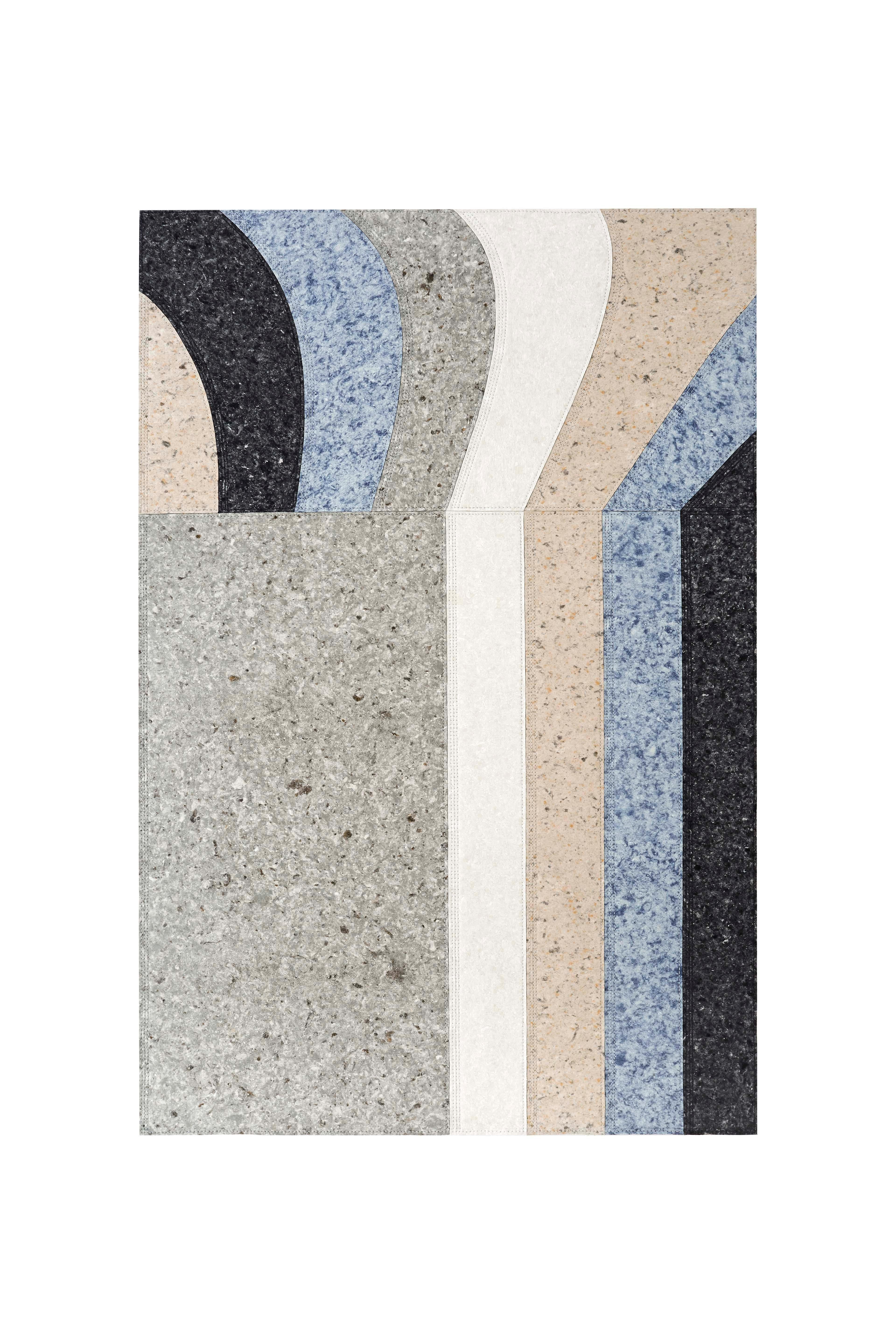 Post-Modern Round Volcano Nuances Rug by Gandia Blasco For Sale