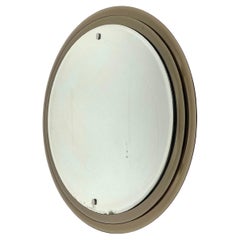 Round Wall Mirror Fontana Arte style, Italy 1960s