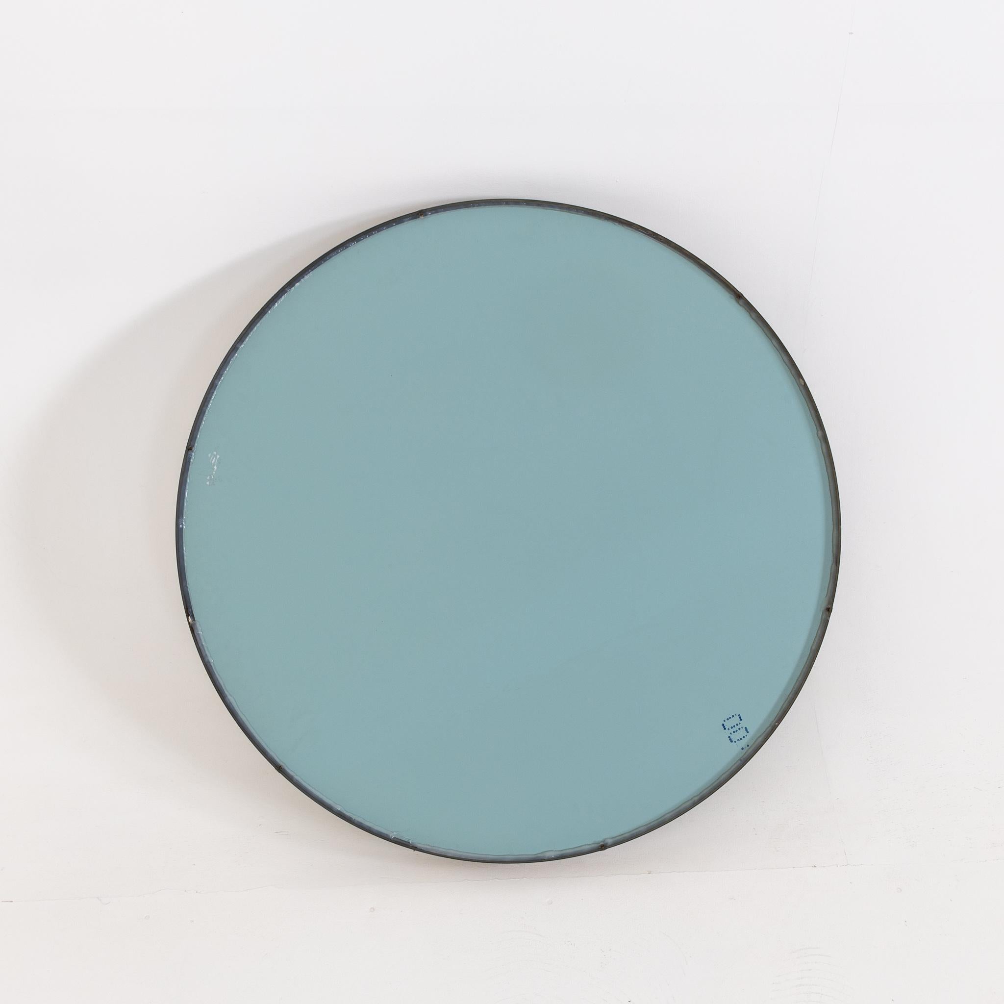 Round Wall Mirror, Italy 20th Century In Good Condition In Greding, DE