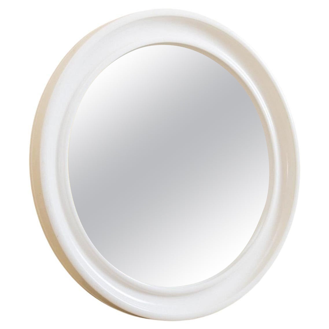 Specchio da parete rotondo di Carrara
Matta, Italia, anni
70