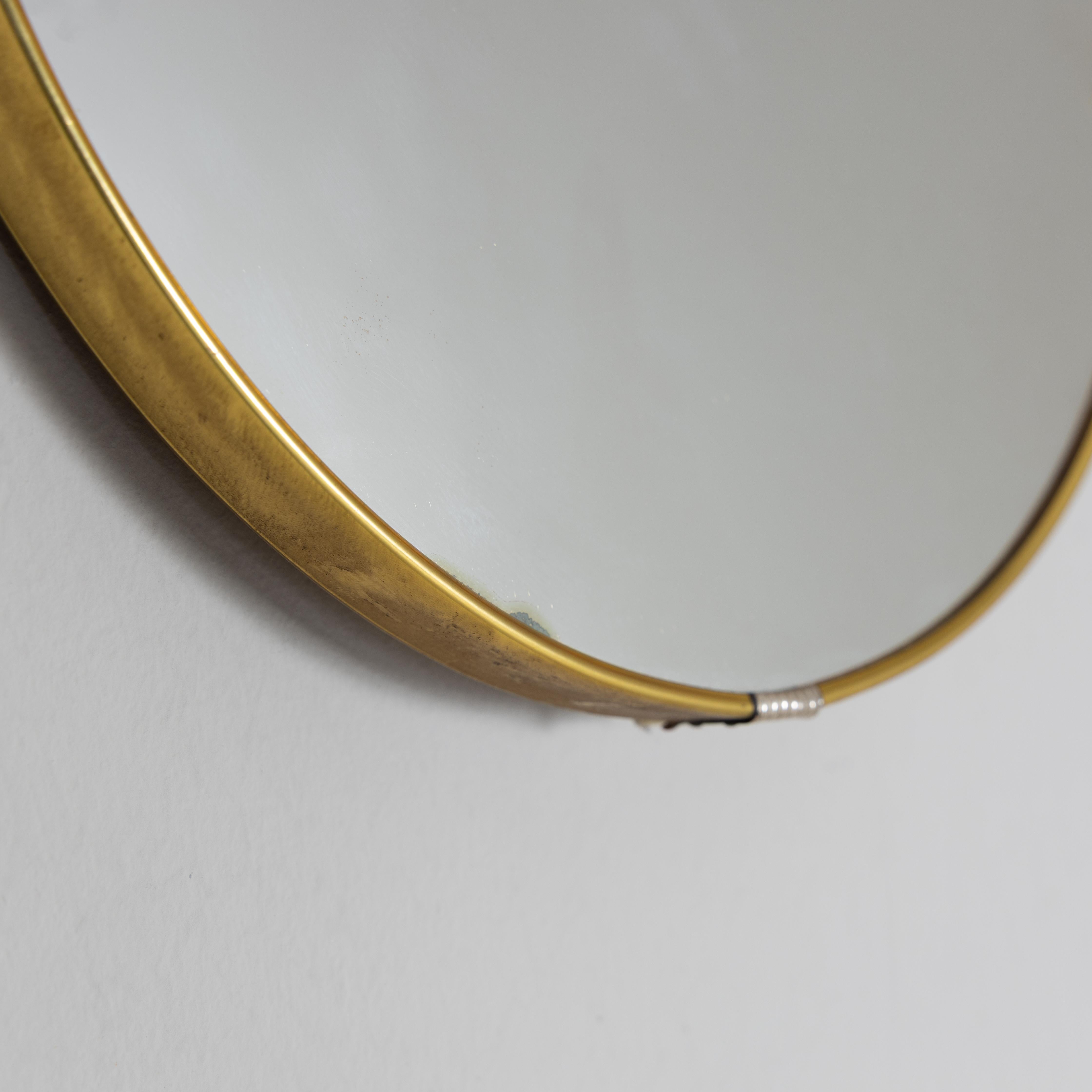 Round wall mirror with rope, 1970 For Sale 1