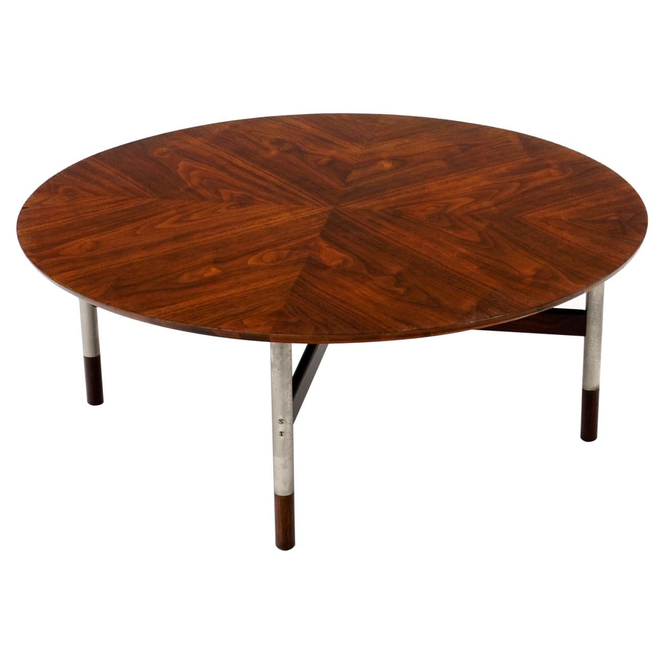 Round Rosewood Coffee Table by Jack Cartwright, in the Style of Finn Juhl