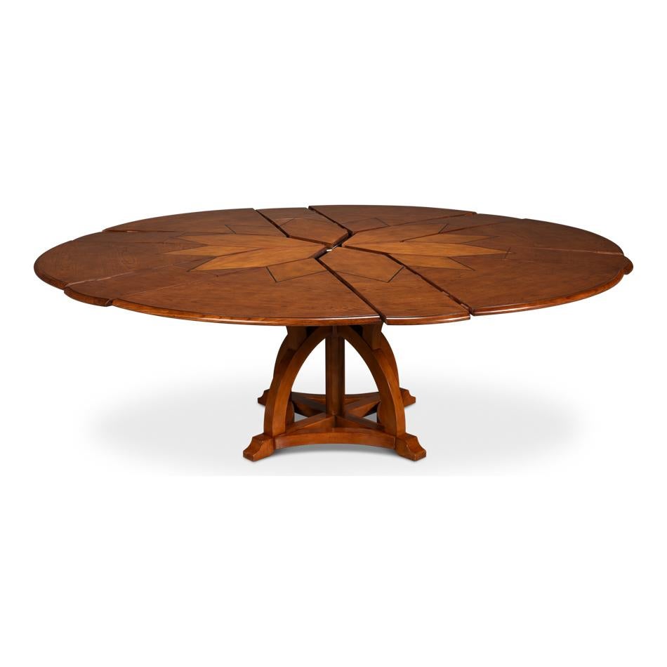 Vietnamese Round Walnut Dining Table - 70