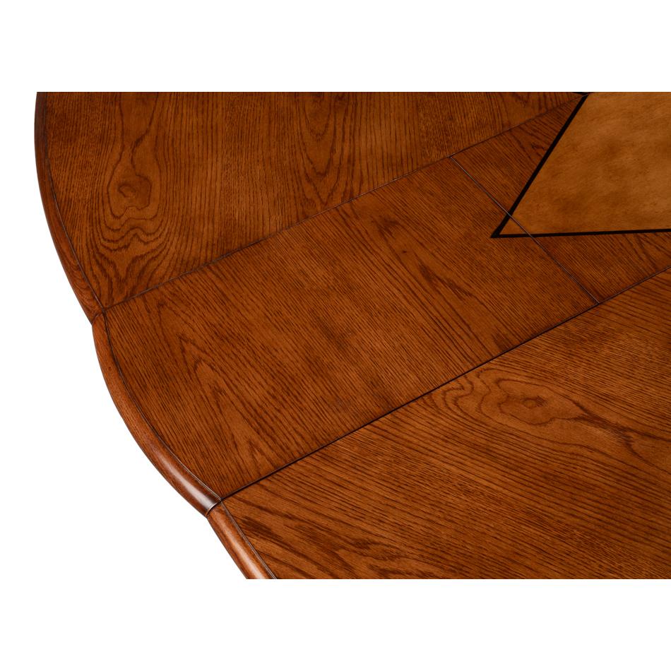 Round Walnut Dining Table - 70