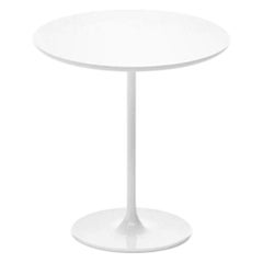 Round White Dizzie Side Table