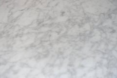 White Round Top Marble Side Table, Portugal, Contemporary