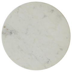 Round White Marble Trivet or Tray