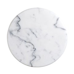 Round White Marble Wall Light