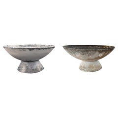 Willy Guhl Disc Planter with Base, Mid-Century Modern, Switzerland