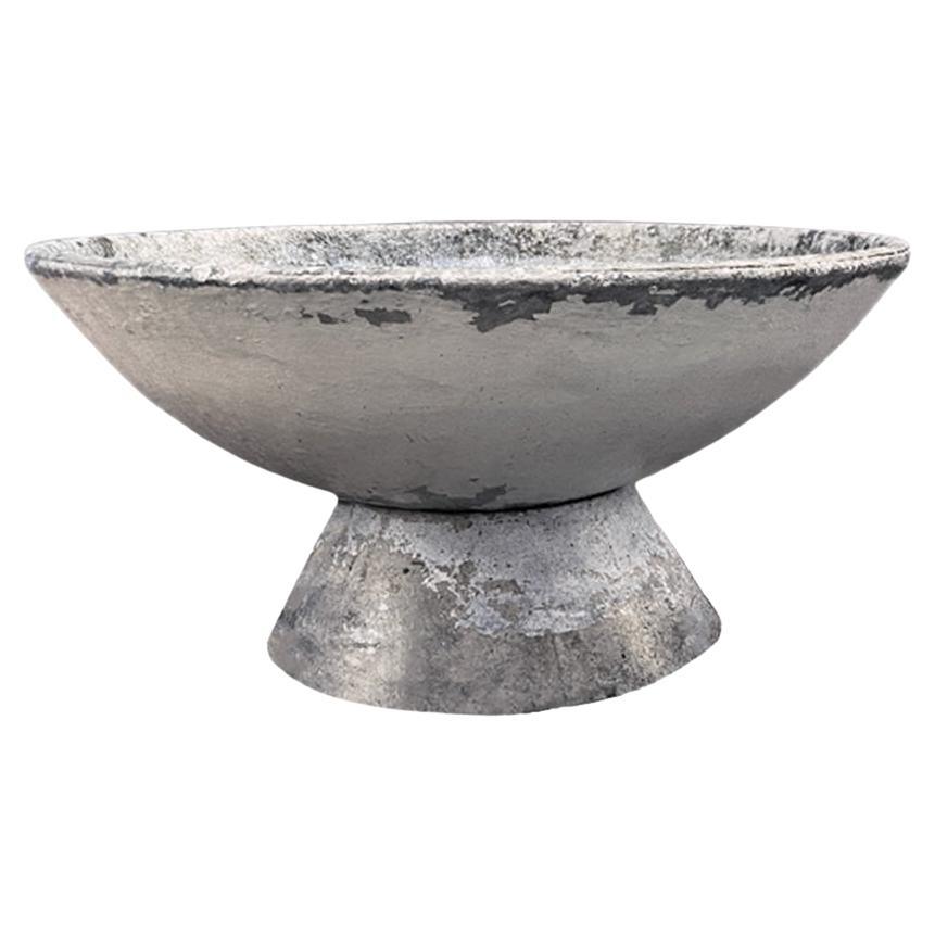 Jardinera disco Willy Guhl redonda con base