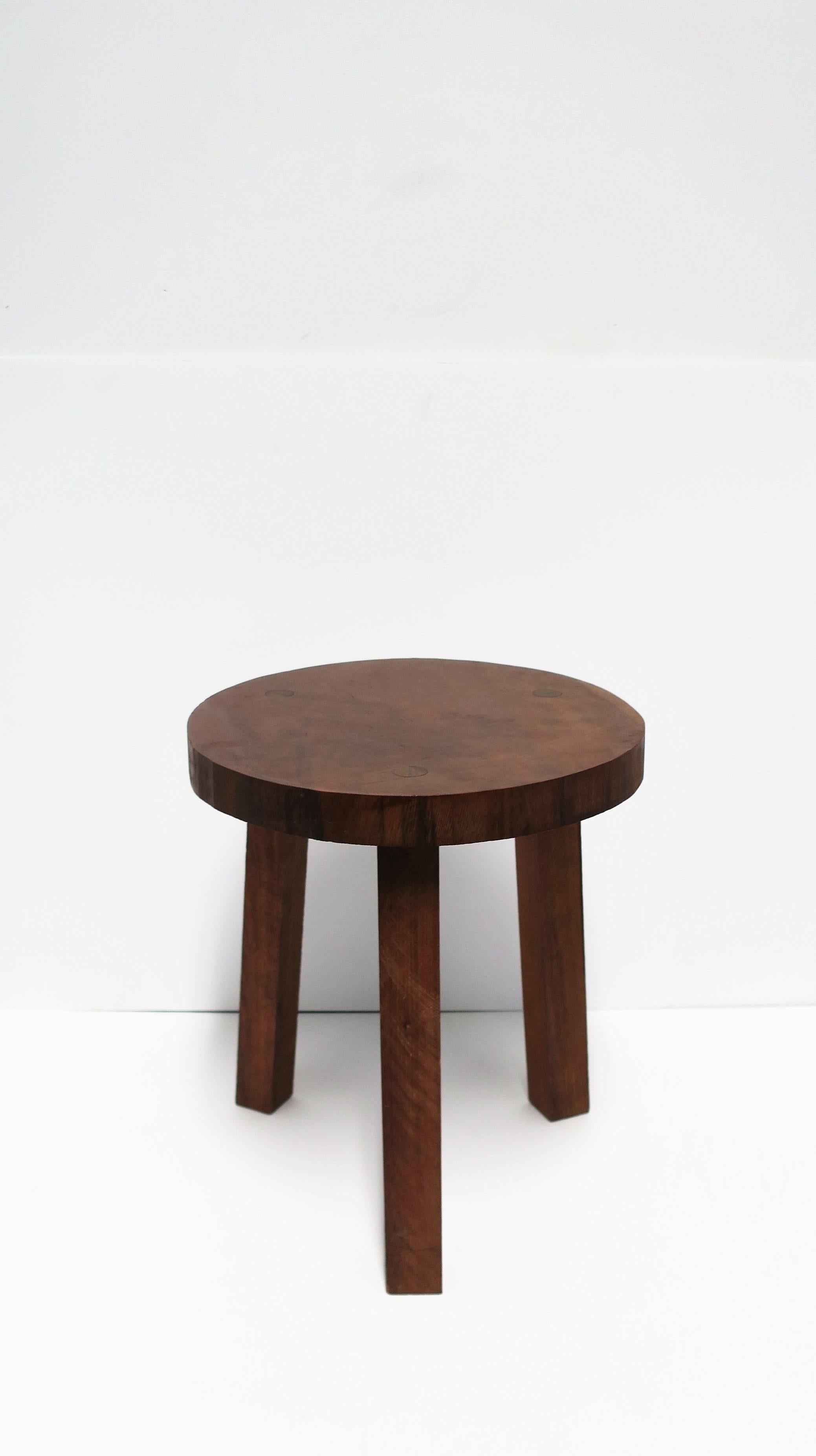 wooden stool table