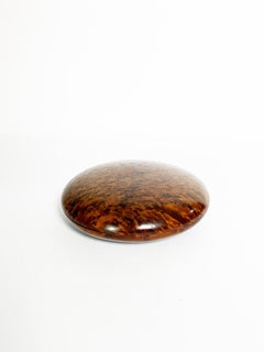 Round Wooden Box, France, 1970s