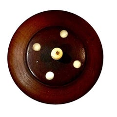 Round Wooden Indian Box