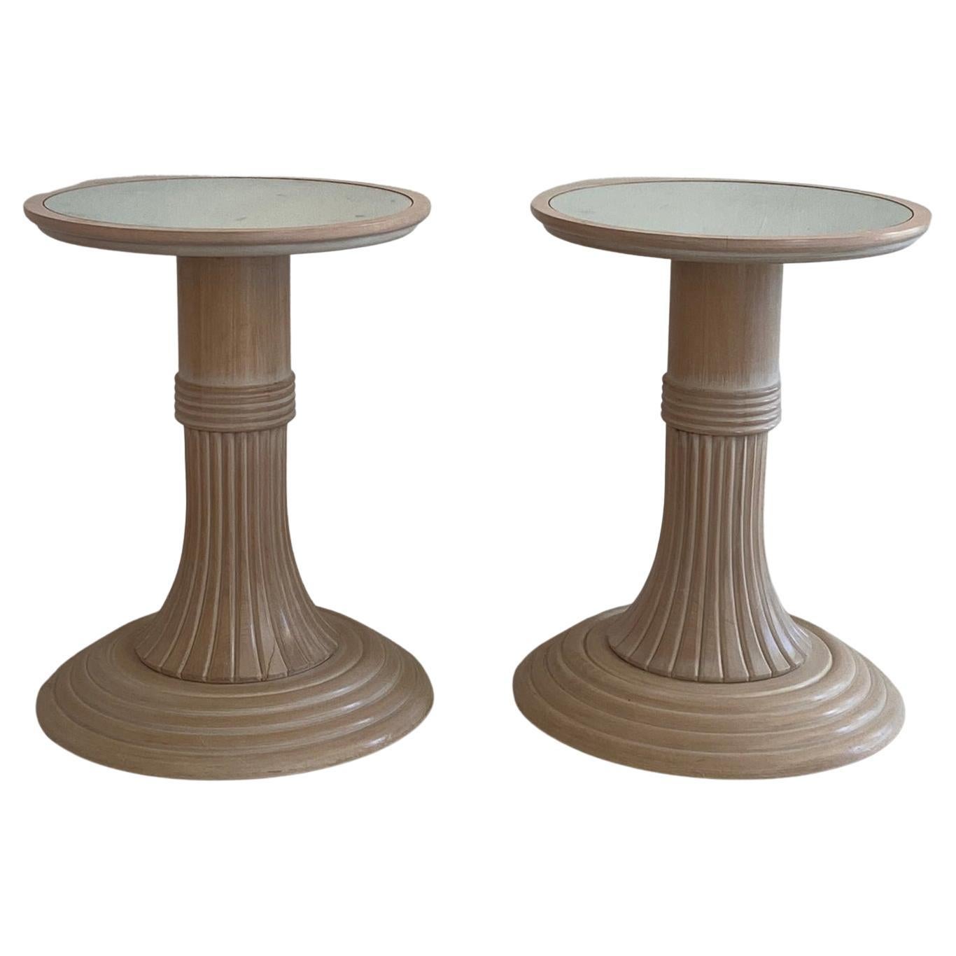 Pair of Mirrored Pedestals at 1stDibs mirror pedestals for sale