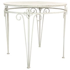 Round Wrought Iron Table