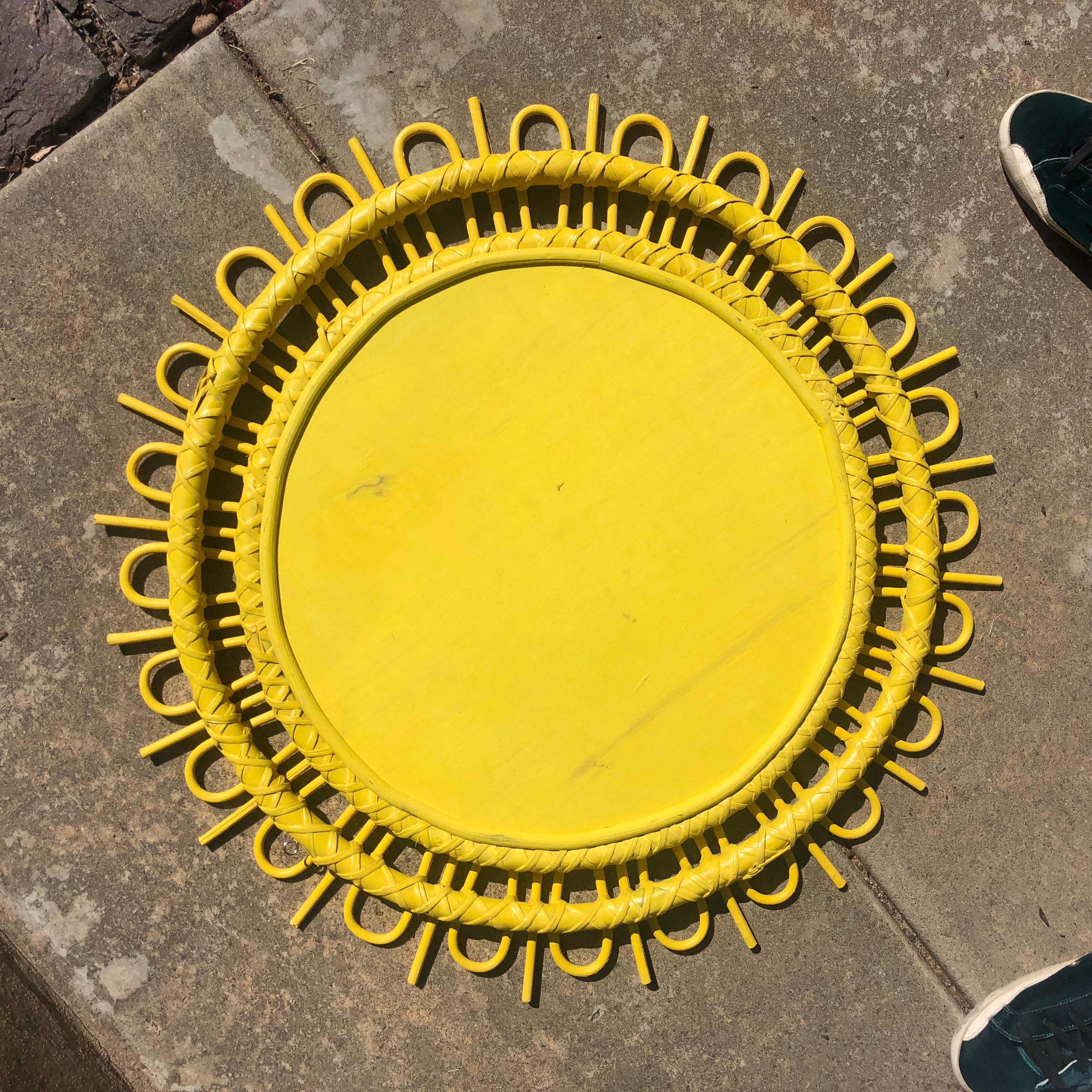 yellow sun mirror
