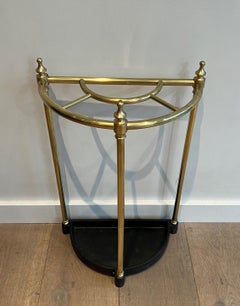 Rounded Brass Umbrella Stand