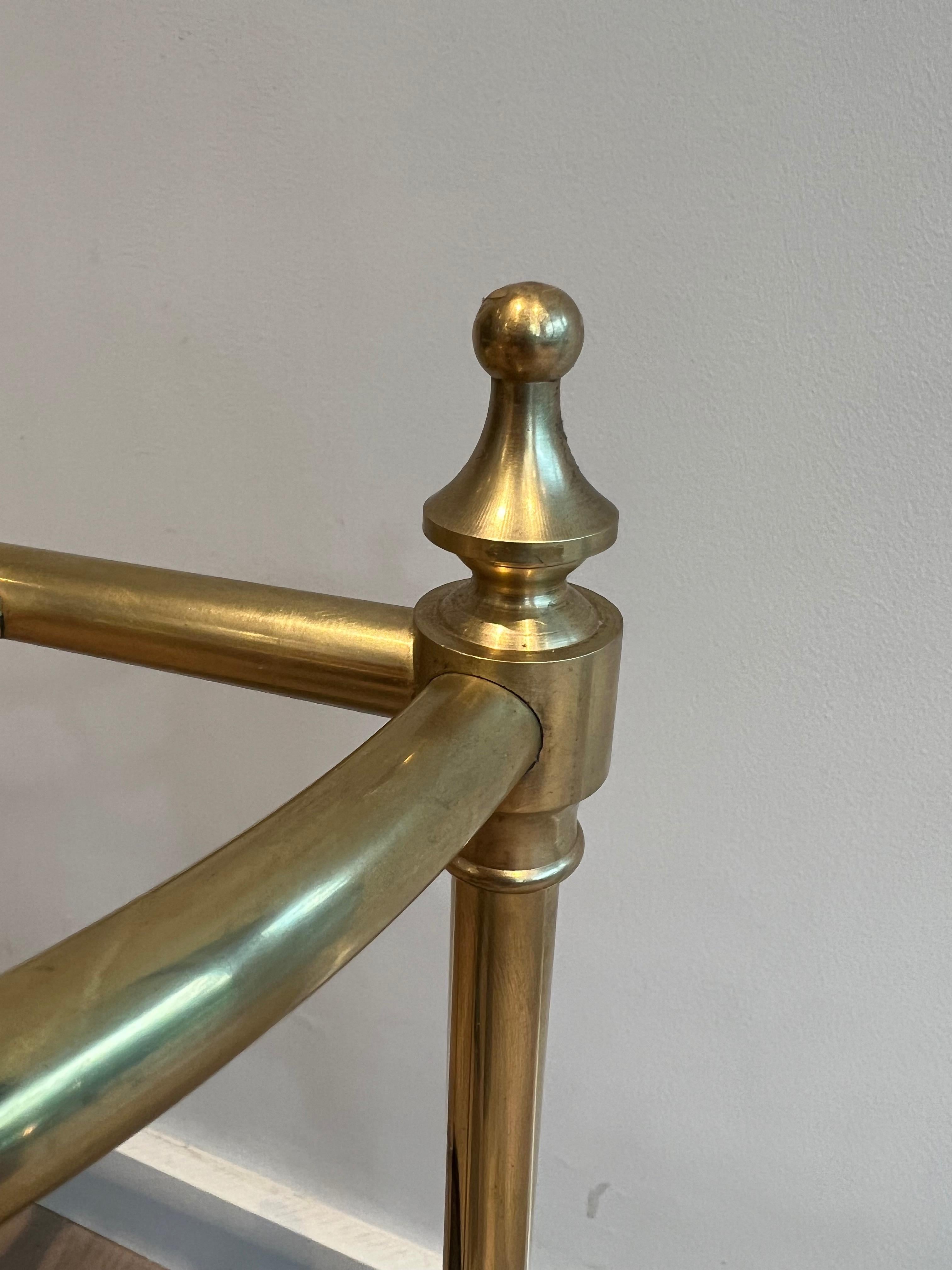 Rounded Brass Umbrella Stand For Sale 1