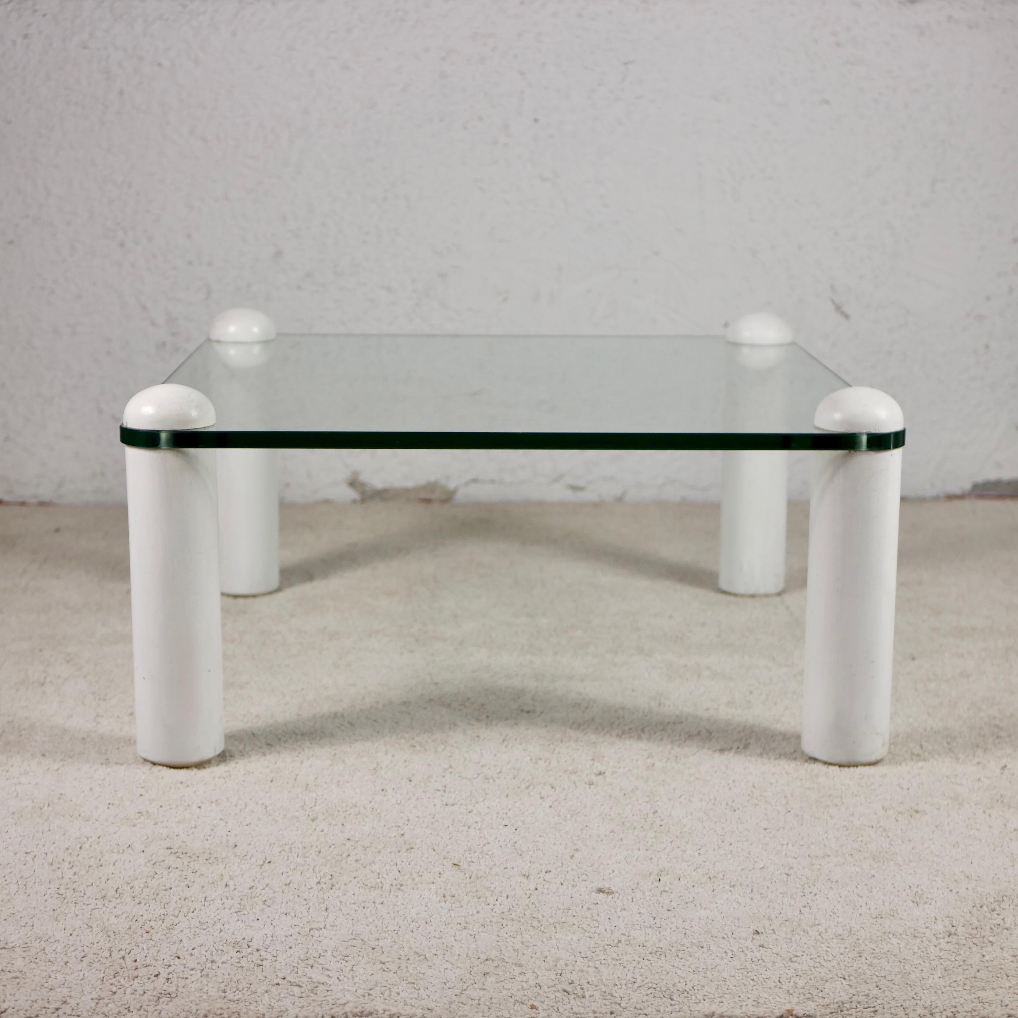 Late 20th Century Rounded Square Coffee Table by Ligne Roset, 1980s
