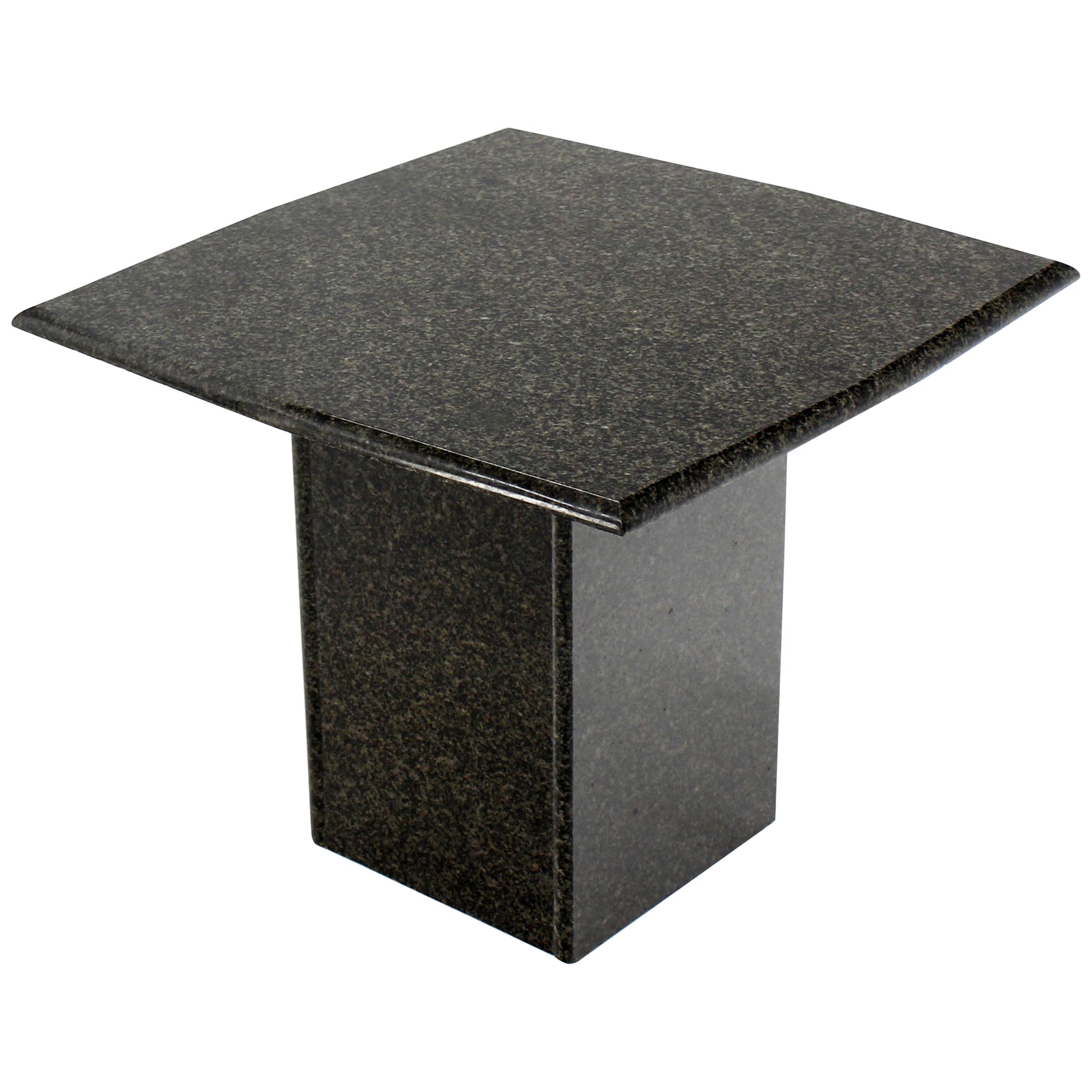 Rounded Square Granite Side End Stand Table Modern Design