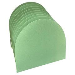 Rounded Stepped Desk Organizer - Sage Green