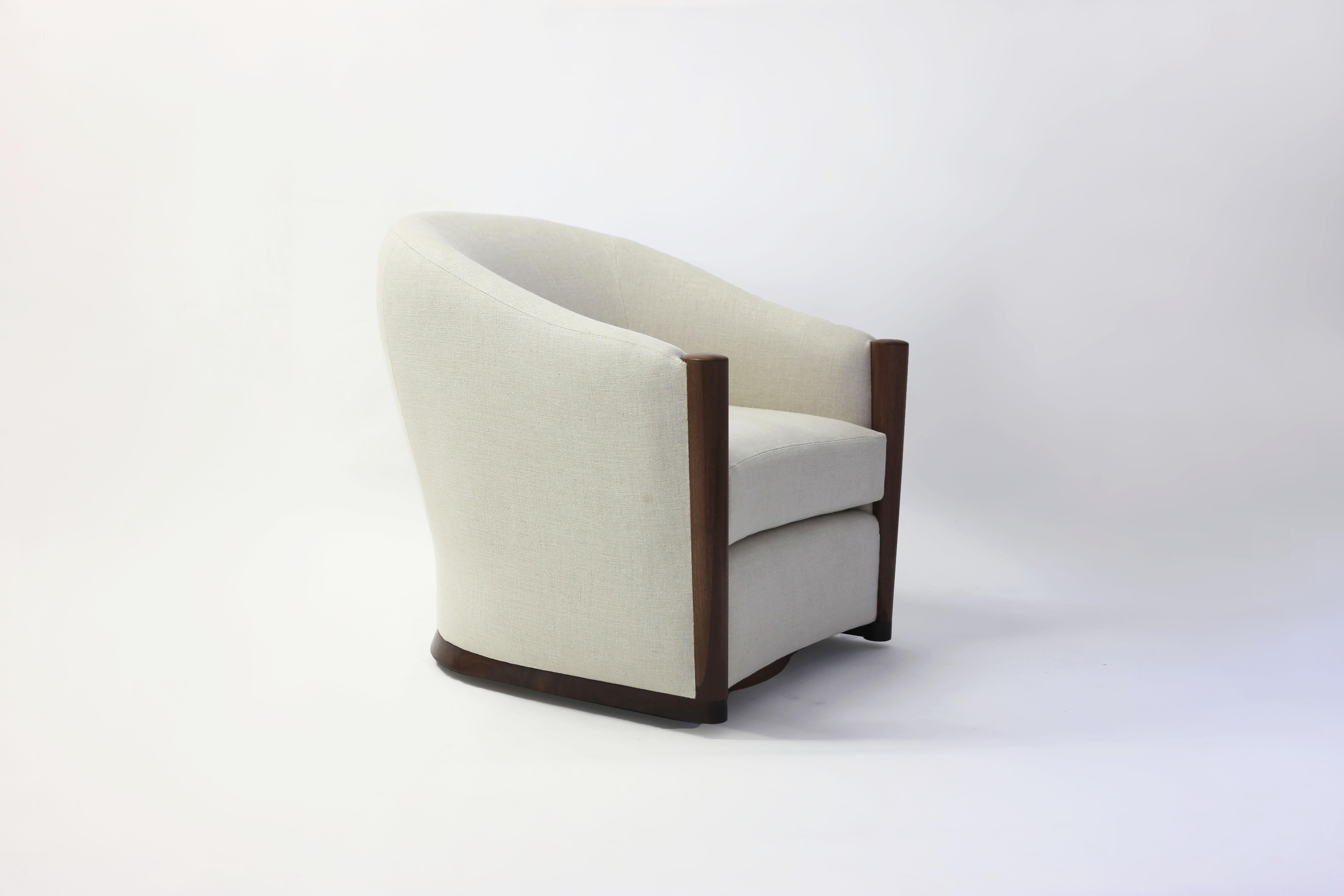 fabric club chair