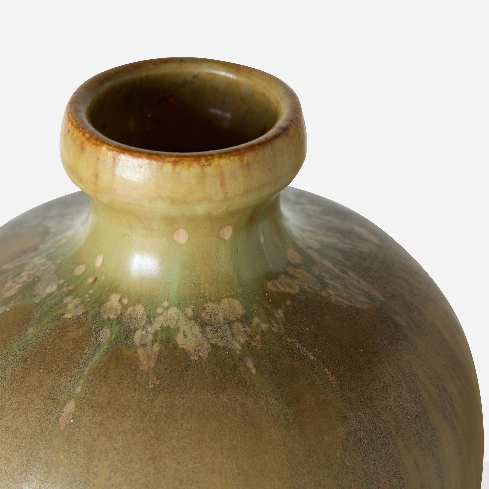 Abgerundete Vase von Patrick Nordström für Royal Copenhagen (Schwedisch) im Angebot