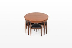 Juego de comedor Roundette de Hans Olsen para Rojle Frem, Dinamarca Años 50